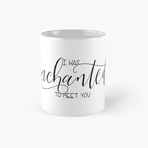 Taylor Swift Enchanted Lyric Classic - Taza de café divertidas, 325 ml