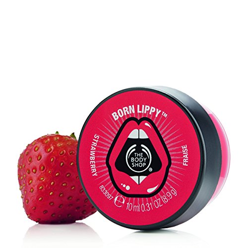 The Body Shop Born Lippy Pot Lip Balm Strawberry 10ml