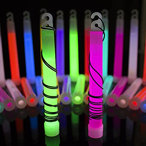 The Glowhouse Premium 6 inch Glow Stick pack of 25 (Mixed) by The Glowhouse