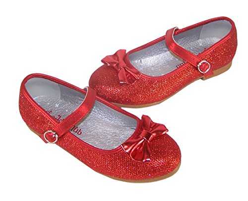 The Sparkle ClubMolly, Sandalias con Cuna Chica, Color Rojo, Talla 34 EU (2 UK, 3 US)