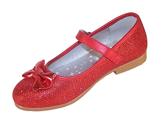 The Sparkle ClubMolly, Sandalias con Cuna Chica, Color Rojo, Talla 34 EU (2 UK, 3 US)