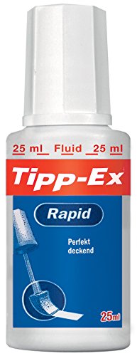 Tipp-Ex Rapid Fluid Corrector líquido, 20 milliliters, Azul