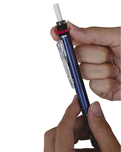 Tombow Mono Graph - Portaminas, goma de borrar integrada, negro