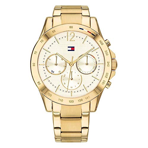 Tommy Hilfiger Reloj analógico para Mujeres. de Cuarzo con Correa en Acero Inoxidable 1782195