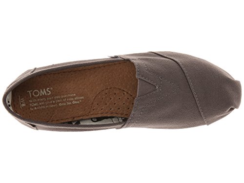 TOMS Women's Classic Canvas Slip-On,Ash 8.5