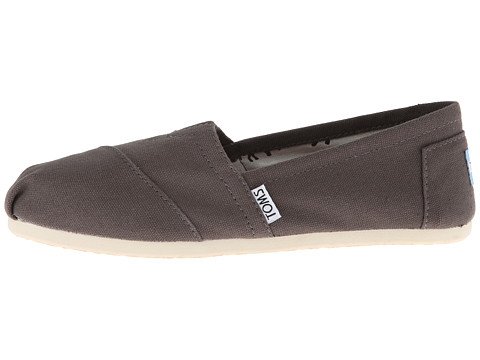 TOMS Women's Classic Canvas Slip-On,Ash 8.5