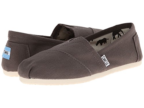 TOMS Women's Classic Canvas Slip-On,Ash 8.5