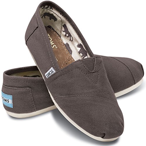 TOMS Women's Classic Canvas Slip-On,Ash 9.5