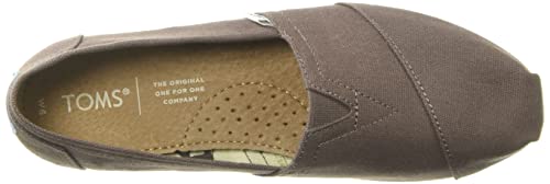 TOMS Women's Classic Canvas Slip-On,Ash,7 M US