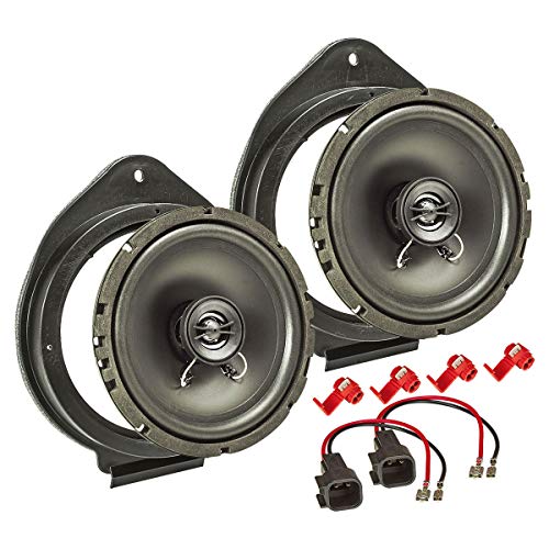 tomzz Audio 4006-001 El Kit de instalación de Altavoces se Ajusta al Chevrolet Cruze Camaro Hummer h2 h3 Sistema coaxial de 165mm TA16.5-Pro