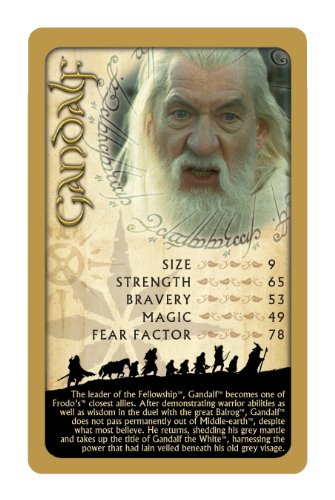 Top Trumps Señor de los Anillos el Juego de Cartas