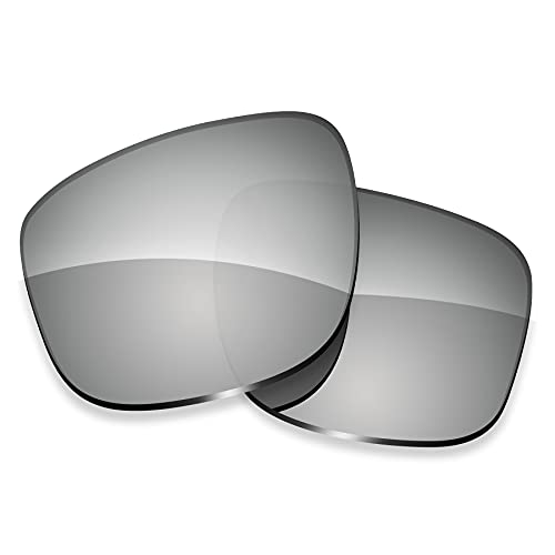 ToughAsNails Lentes polarizadas de repuesto para Oakley Sliver OO9262 Sunglass - Más opciones, Cromado plateado., Talla única