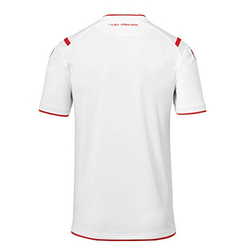 uhlsport Camiseta Unisex para niños 1. FC Colonia 19/20, artículo para Fans de la Ka Colonia, Unisex niños, Artículo para Aficionados, Colonia, 1003512011948, Blanco/Rojo, Extra-Small