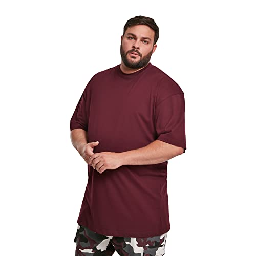 Urban Classics Tall Tee, Camiseta, para Hombre, Rojo (Redwine), M