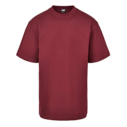 Urban Classics Tall Tee, Camiseta, para Hombre, Rojo (Redwine), M