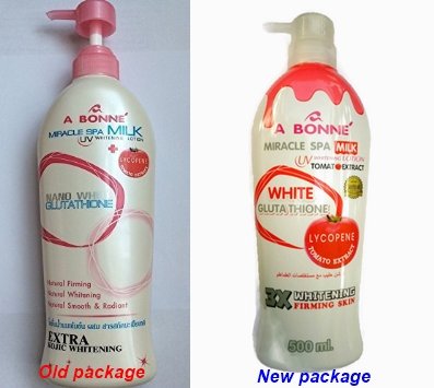 UV SKIN WHITENING LIGHTENING BLEACHING MILK LOTION CREAM EXTRA KOJIC, ARBUTIN, NANO WHITE GLUTATHION 500ml. by A BONNE