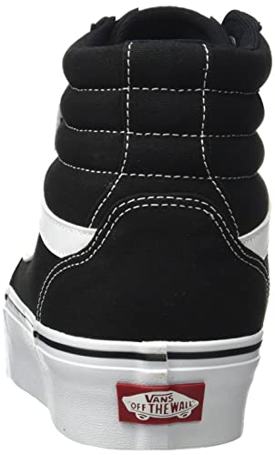 Vans Filmore Hi, Zapatillas Mujer, Canvas Black White, 38 EU