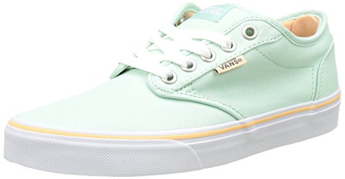 Vans WM Atwood, Zapatillas, Verde (Canvas), 34.5 EU