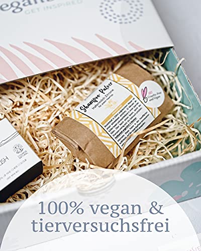 Vegan Box Highlightbox Beauty - Caja de regalo con al menos 5 productos de belleza veganos