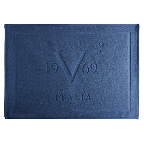 Versace 1969 – Alfombrilla de baño, Color Azul, 50 x 70 cm