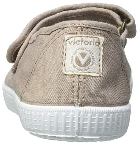 Victoria 1915 Puntera Mercedes Lona Tintada, Zapatos Tipo Ballet Unisex Adulto, Beige, 36 EU