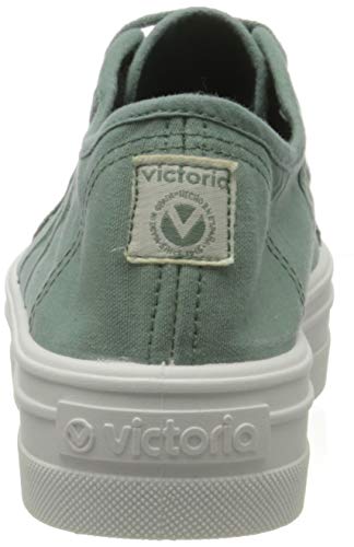 victoria Plataforma VICTORIA Barcelona Lona Tintada 1092138-WOMEN para Mujer Jade 39