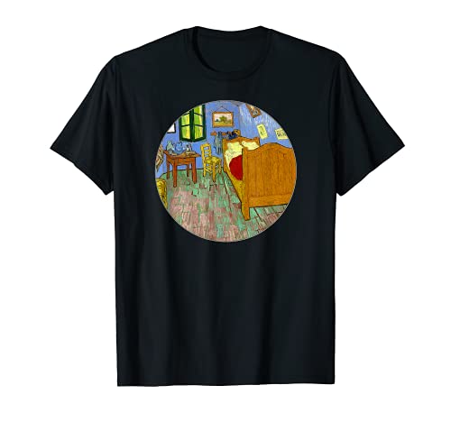 Vincent van Gogh "Dormitorio" Arte Clásico Famoso Elegante Camiseta