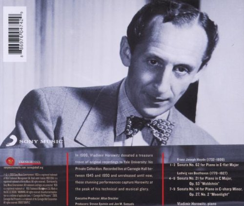 Vladimir Horowitz at Carnegie Hall - The Private Collection: Beethoven & Haydn