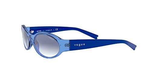 Vogue Millie Bobby Brown X Eyewear Collection Lentes Oscuros, Transparent Blue, 57 para Mujer