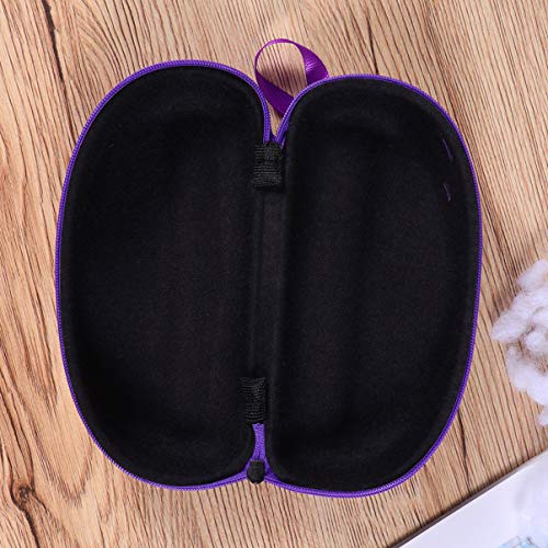 Vosarea Estuche rígido para anteojos con Cremallera Estuche para Gafas de Sol Estuche Protector