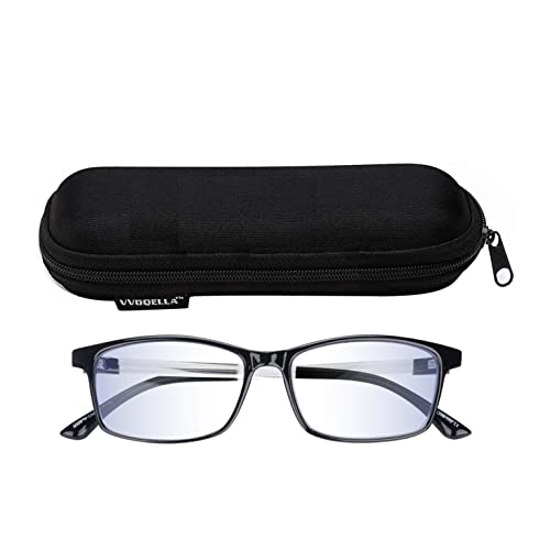 VVDQELLA Gafas Presbicia 2.0 Ligeras y Calidad Contra Luz Azul & UV Montura en TR90 Lentes en Resina Premium Gafas Ordenador Unisex, Protege Tus Ojos, con Funda