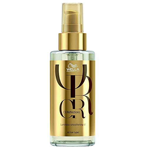 Wella Oil Reflections Smoothing - aceites para el cabello (Mujeres, Flexibilidad, Brillo, Macadamia seed oil, Avocado oil, Conditioning — apply a few drops of hair oil onto damp hair for an instant, lightweight smoothing ef)