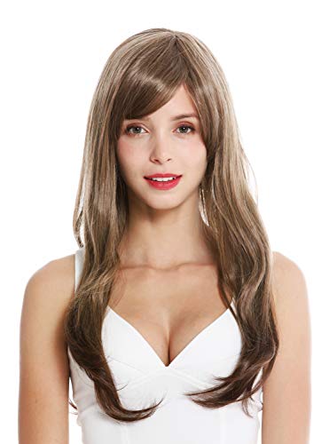 WIG ME UP- GFW2648-24T8 peluca mujer larga raya colores castaño y rubio mechas