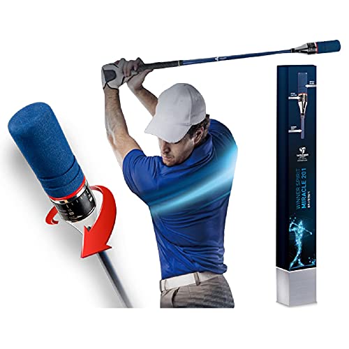 WINNER SPIRIT Miracle201, Patentado Golf Swing Training Ayuda, Swing Trainer, Velocidad ajustable para cada club, controlador de velocidad, aumento de distancia, mejor precisión, ritmo y tempo