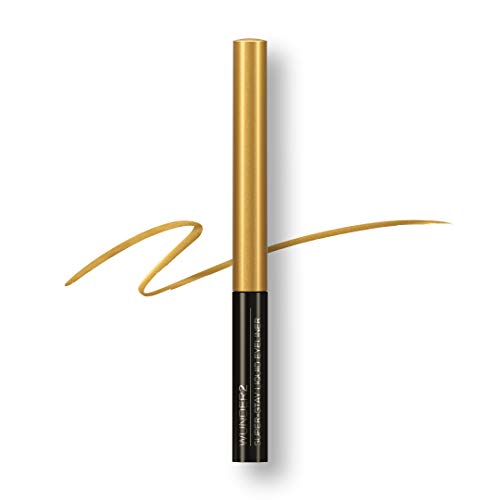 WUNDER2 Super-Stay Liquid Eyeliner, Delineador de Ojos, Tono Gold Mine, 1.7 Ml.