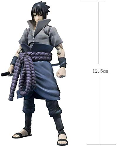 WXxiaowu Hurón Hermano PVC Modelo 5 en Naruto Shippuden Sasuke Vibración Estrellas Uchida Sasuke Figura