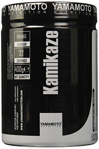 Yamamoto Nutrition Kamikaze Suplemento Pre Entrenamiento, Naranja - 400 gr