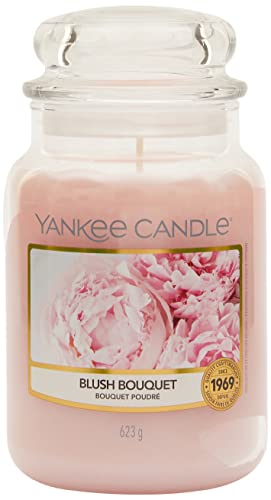 Yankee Candle Blush Bouquet - Vela en vaso (623 g), color rosa