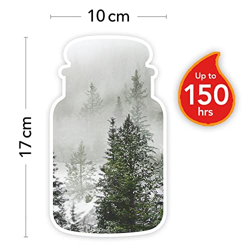 Yankee Candle Vela Aromática en Tarro Grande, Neblina Incesante, Colección Alpine Christmas, Duración de Combustión de Hasta 150 Horas