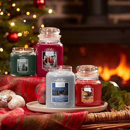 Yankee Candle Vela Aromática en Tarro Grande, Neblina Incesante, Colección Alpine Christmas, Duración de Combustión de Hasta 150 Horas