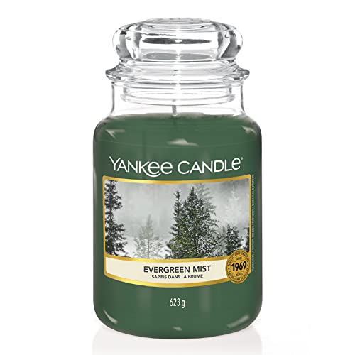 Yankee Candle Vela Aromática en Tarro Grande, Neblina Incesante, Colección Alpine Christmas, Duración de Combustión de Hasta 150 Horas