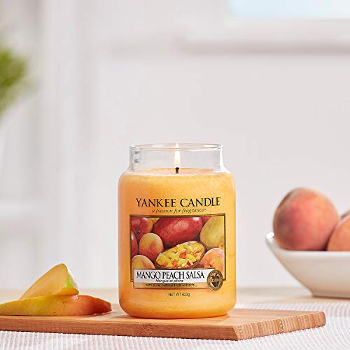 Yankee Candle vela grande y aromatica, Mango Peach Salsa, 623 gr