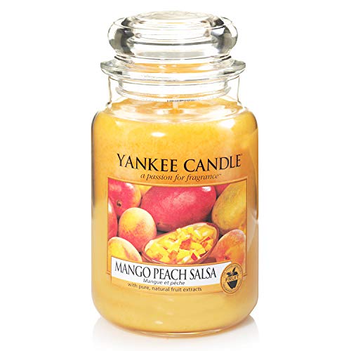 Yankee Candle vela grande y aromatica, Mango Peach Salsa, 623 gr