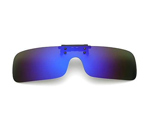 YeeHoo polarizado reflejado lentes clásico gafas de sol Gafas con clip Flip Up Protección uv, para conducción/pesca/esquí/deporte, Unisexo(Hombres y mujeres)