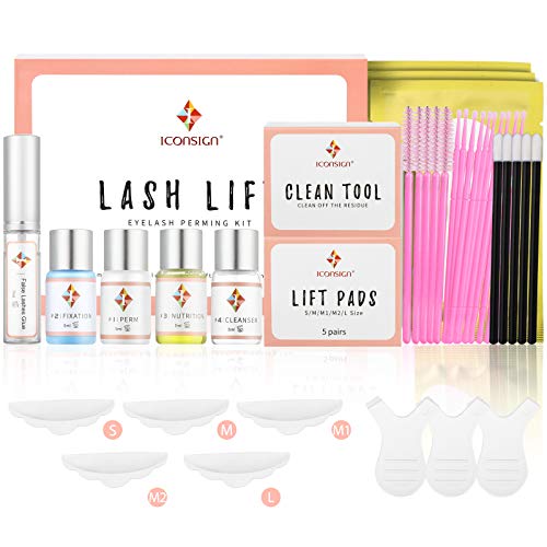 YIMEIR Kit de Elevación de Pestañas,Lash Lift Kit,Kit de Permanente de Pestañas,apto para salones de belleza(Versión Mejorada)