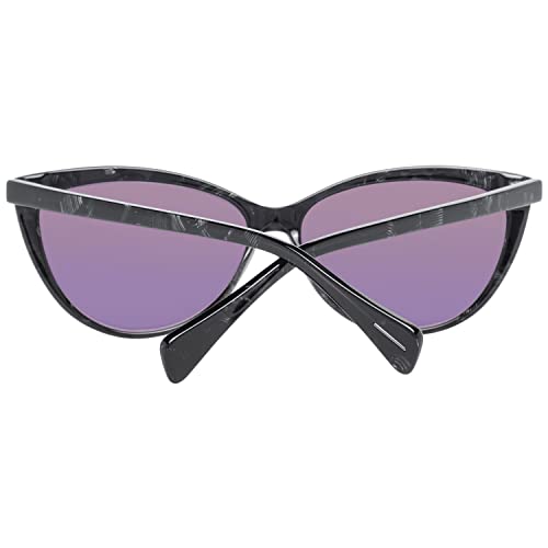 Yohji Yamamoto 5001-024-58-13-140 Gafas de sol de marco de plástico de concha gris para mujer