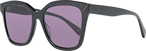 Yohji Yamamoto 5002-001-55-17-140 Gafas de sol unisex con marco de plástico negro