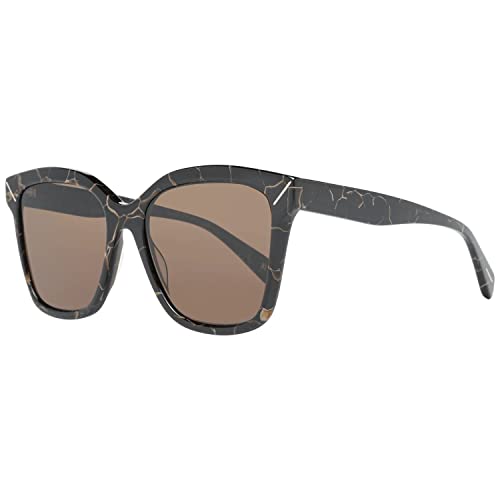 Yohji Yamamoto 5002-134-55-17-140 Gafas de sol unisex de marco de plástico marrón