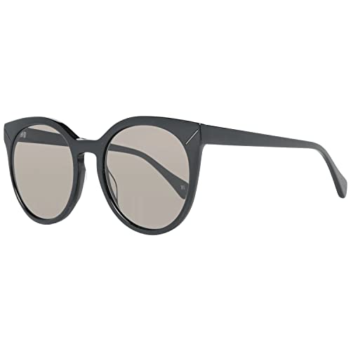 Yohji Yamamoto 5003-001-54-20-140 Gafas de sol unisex con marco de plástico negro