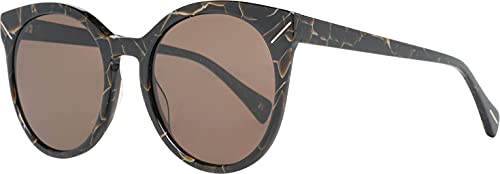 Yohji Yamamoto 5003-134-54-20-140 Gafas de sol unisex de marco de plástico marrón